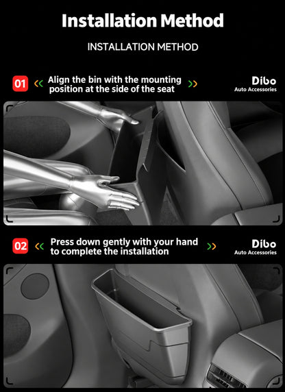 Tesla Rear Seat Storage Bins - English product detail