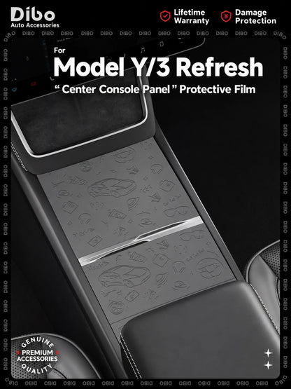Tesla Silicone Console Protective Mats - English product detail