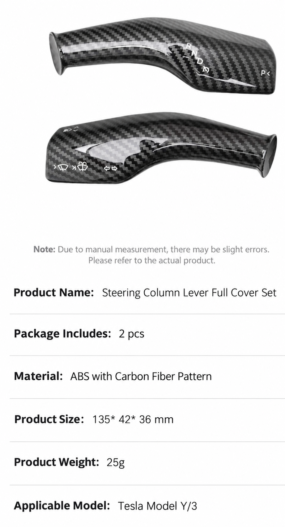 Dibo steering column stalk covers - English detail 04-05