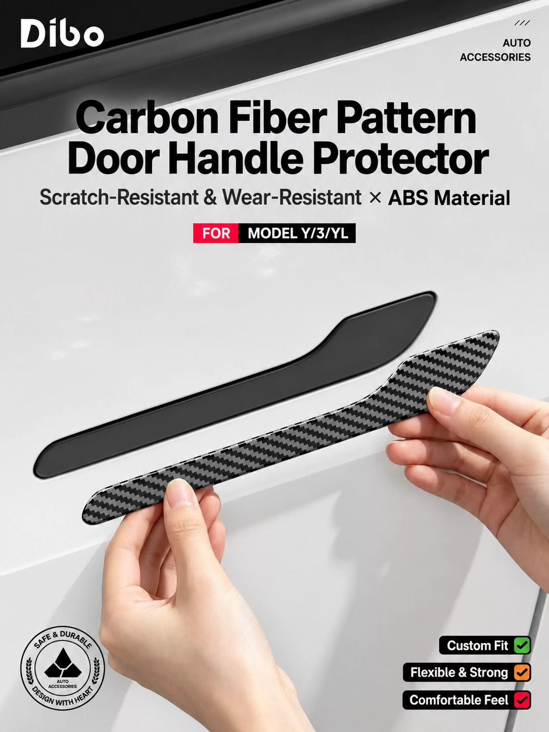 Dibo carbon pattern door handle covers - English detail 05-02