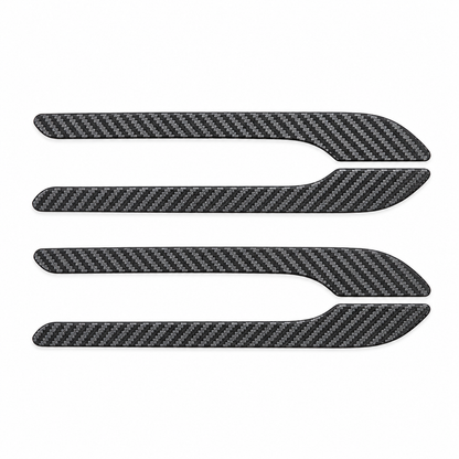 Dibo carbon pattern door handle covers - white background product photo
