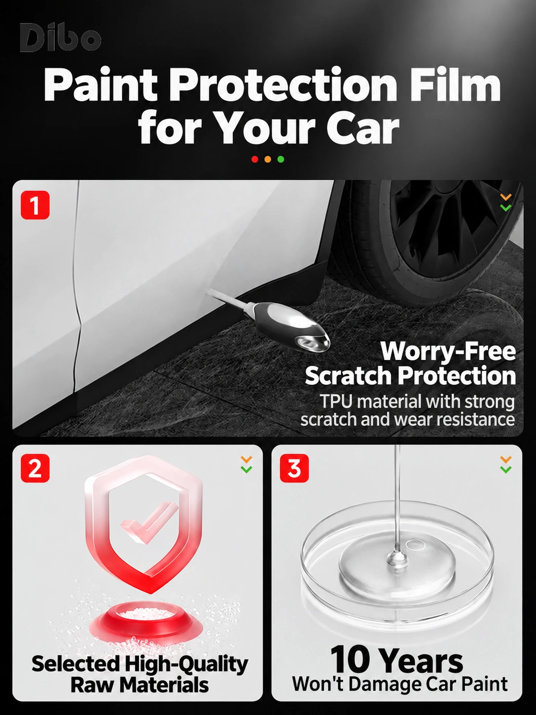 Dibo TPU door paint protection film - English detail 06-01
