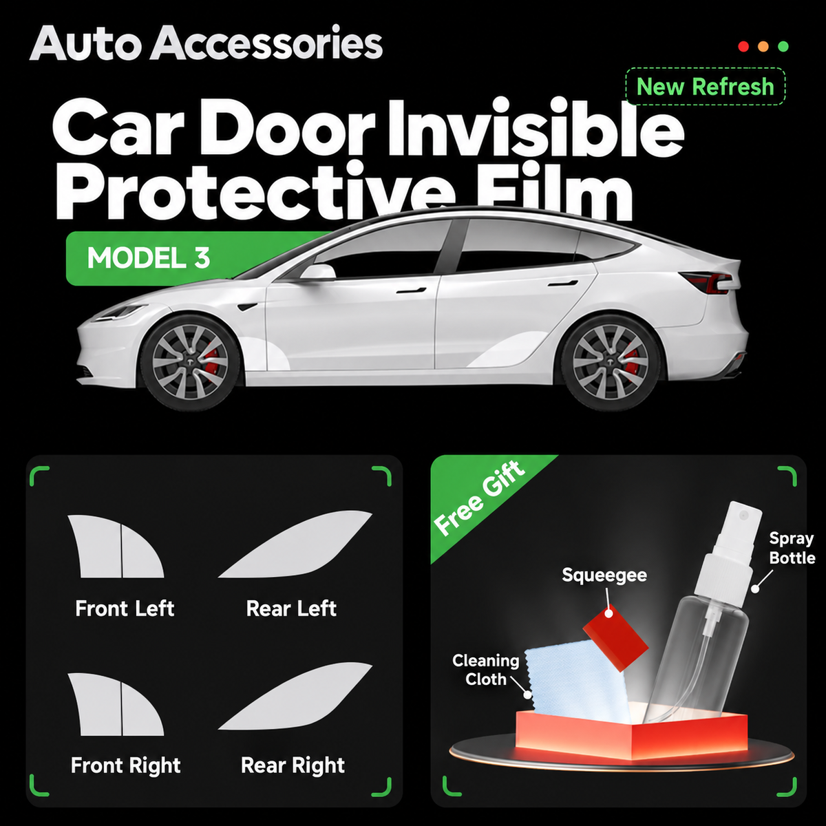 Dibo Tesla accessory option - M3+6 - 06-sku-02