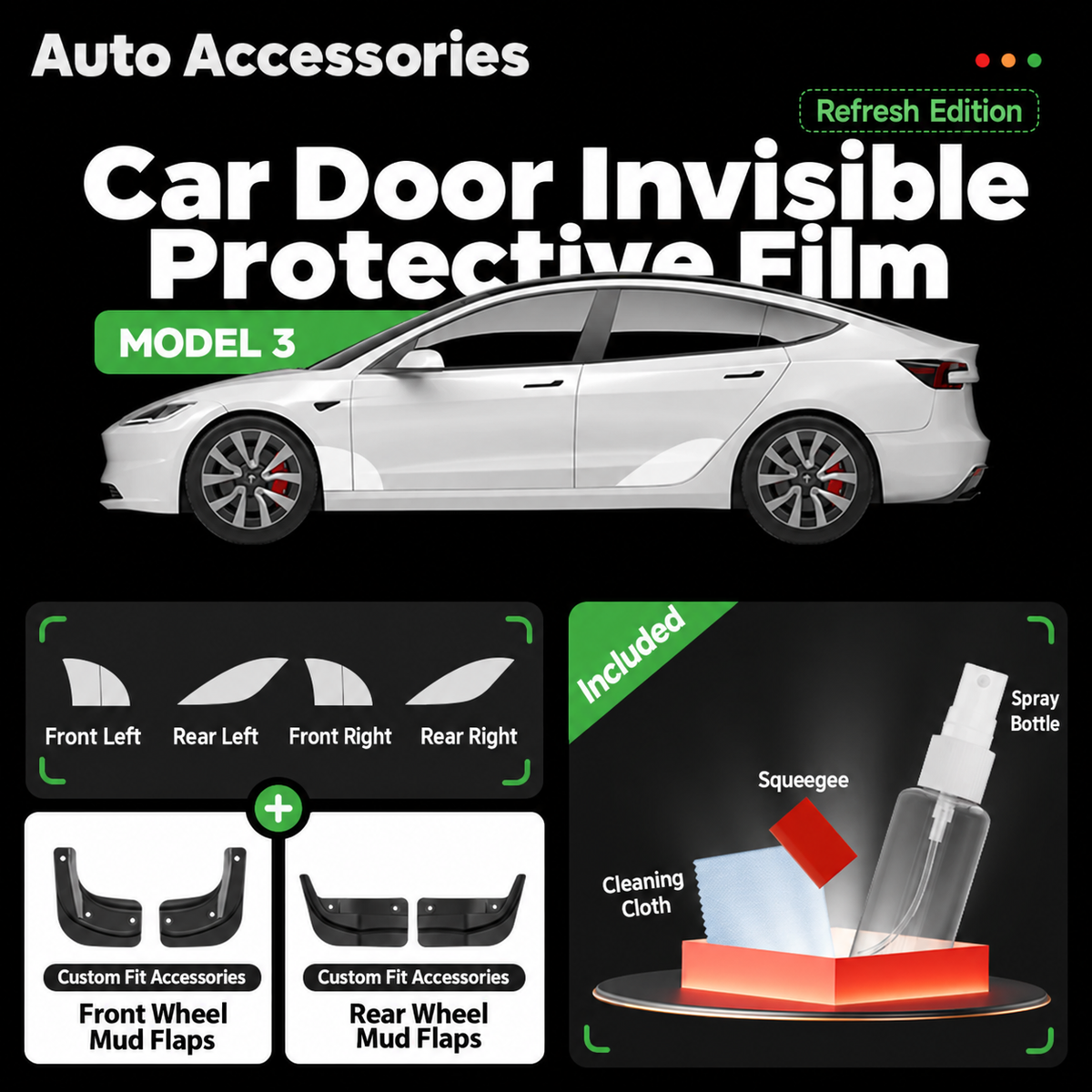 Dibo Tesla accessory option - M3++10 - 06-sku-03