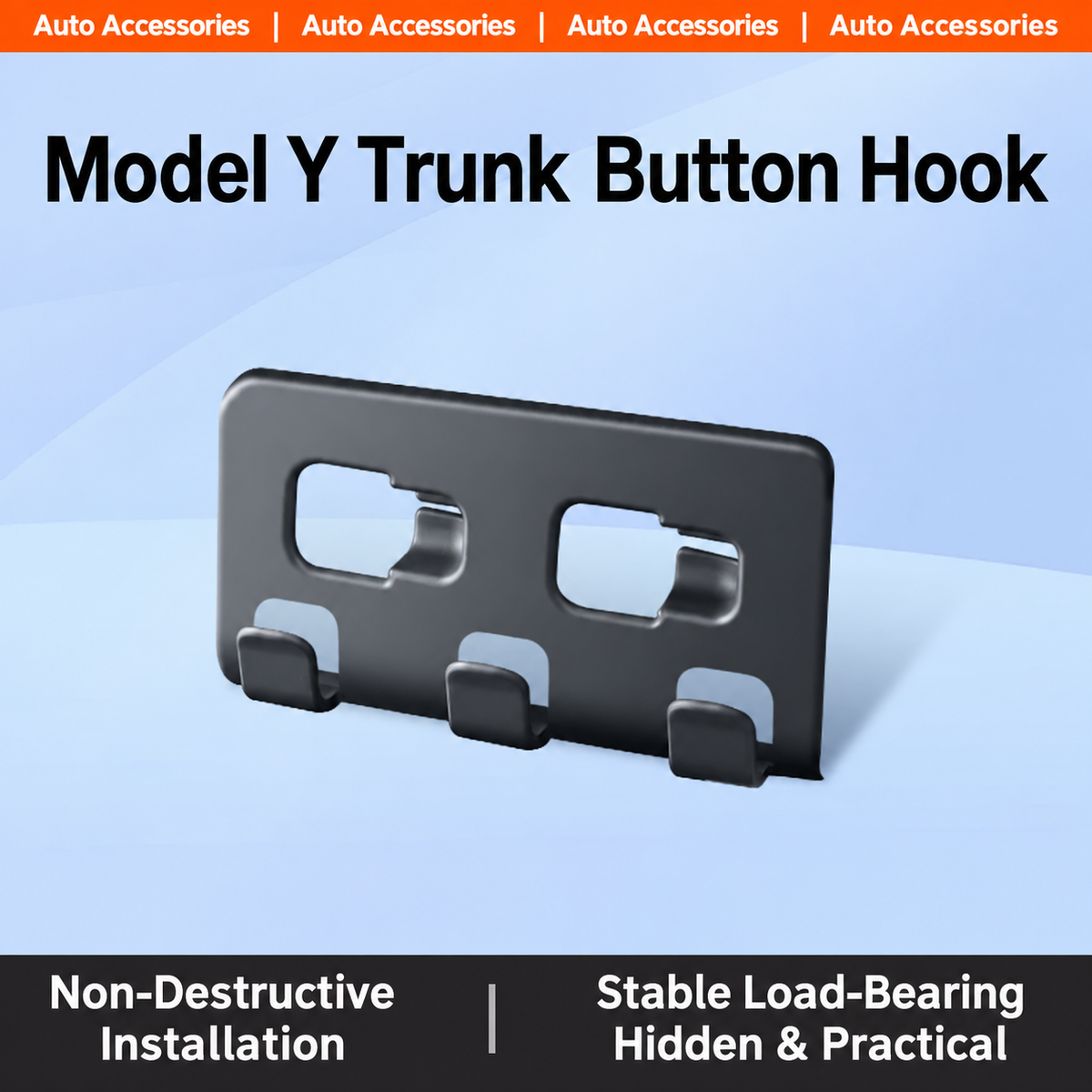 Dibo Model Y 2021-2024 three hook trunk-button bracket