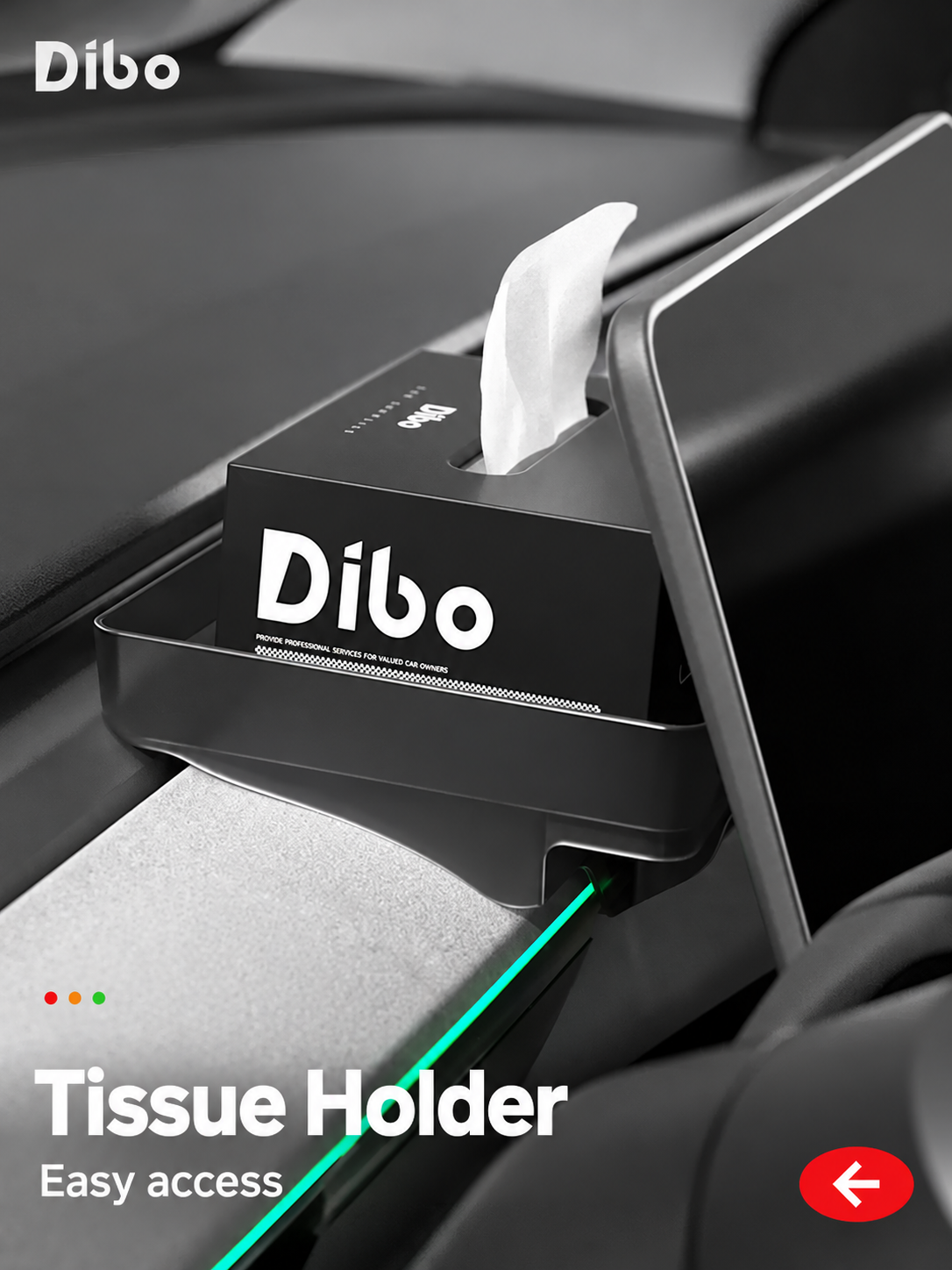 Tesla behind-screen storage organizer product detail 00