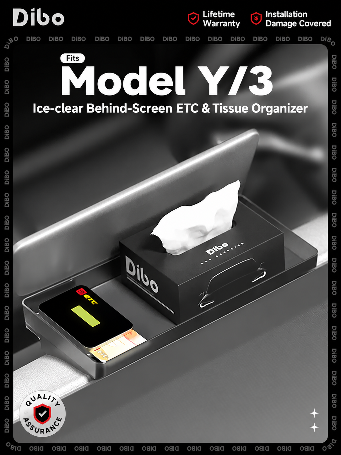 Tesla behind-screen storage organizer product detail 03