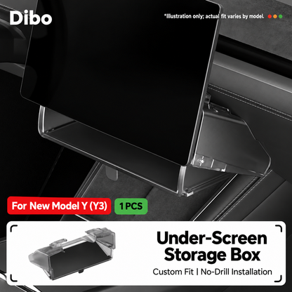 Behind-Screen Storage Trays - Refreshed Model Y - Under-screen box only
