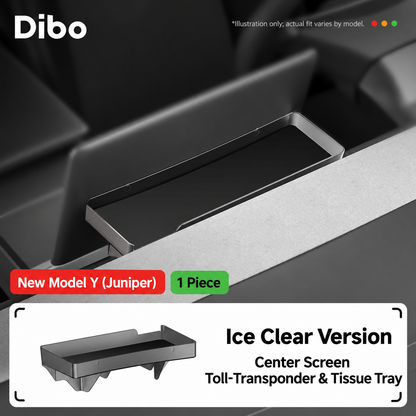 Behind-Screen Storage Trays - Refreshed Model Y - ETC tray, Version B