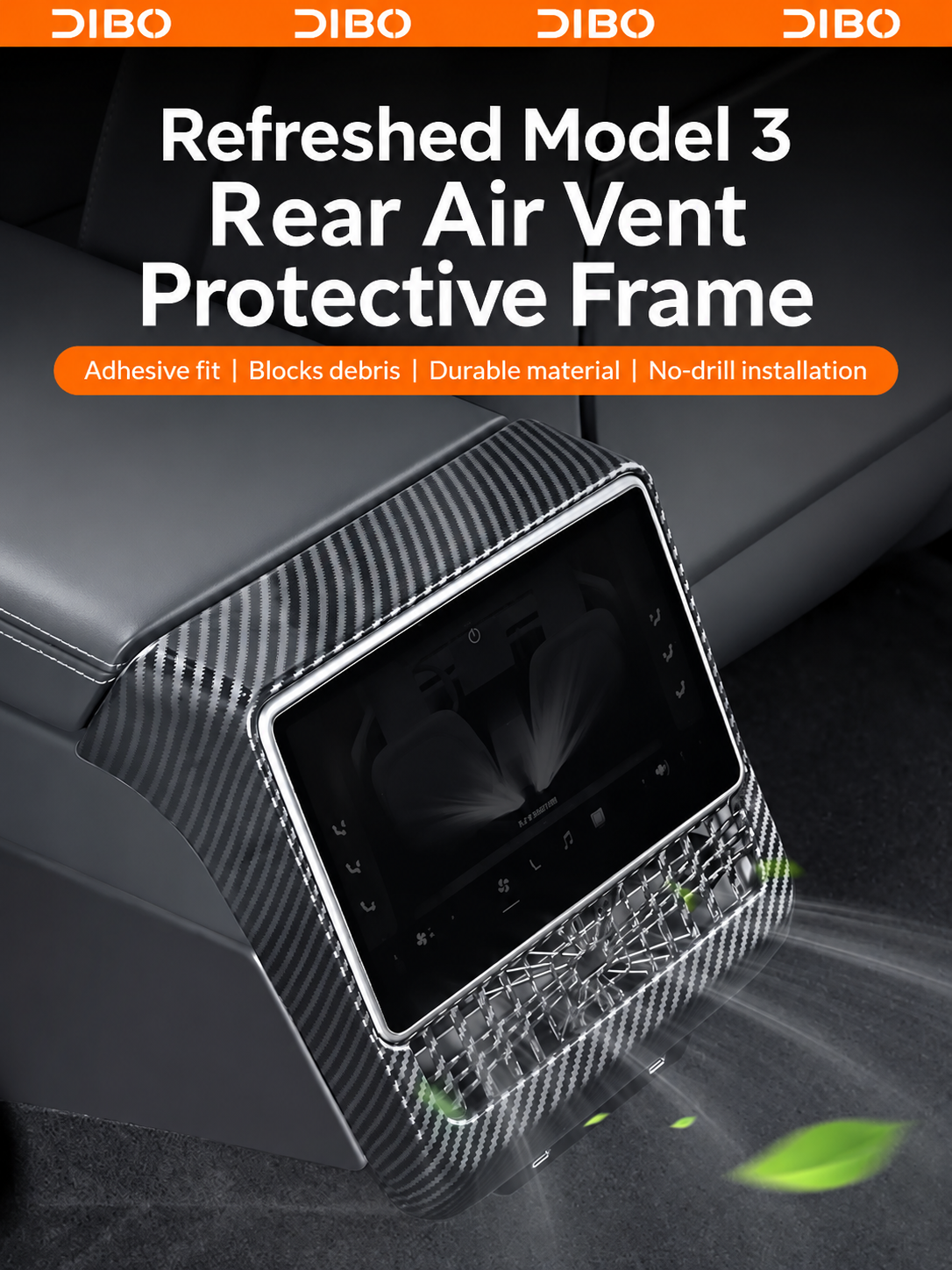 Tesla rear air vent protective frame product detail 02
