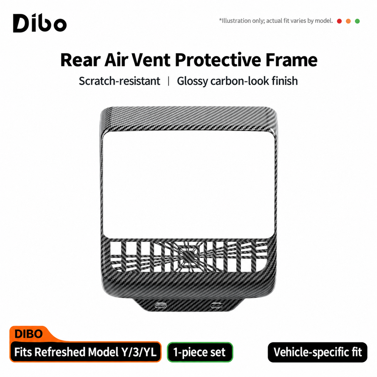 Tesla rear air vent protective frame product detail 03