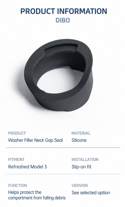 Tesla washer filler seal and filter product detail 06