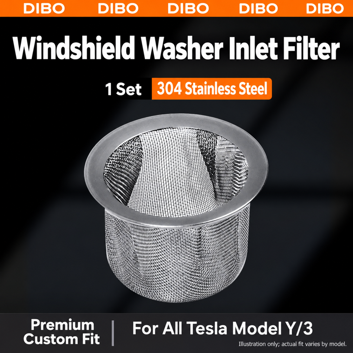 Washer Filler Seals & Filters - Model 3 / Y / Y L - Stainless steel filter only