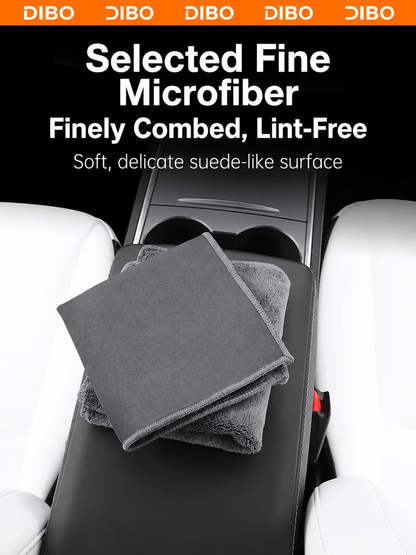 Gray microfiber cleaning towels product detail 02