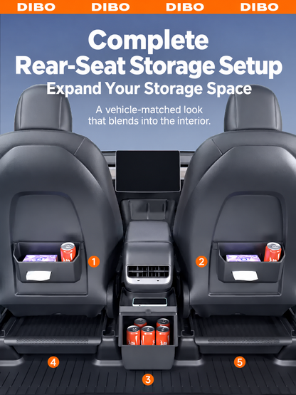 Tesla seatback tissue storage bin product detail 01