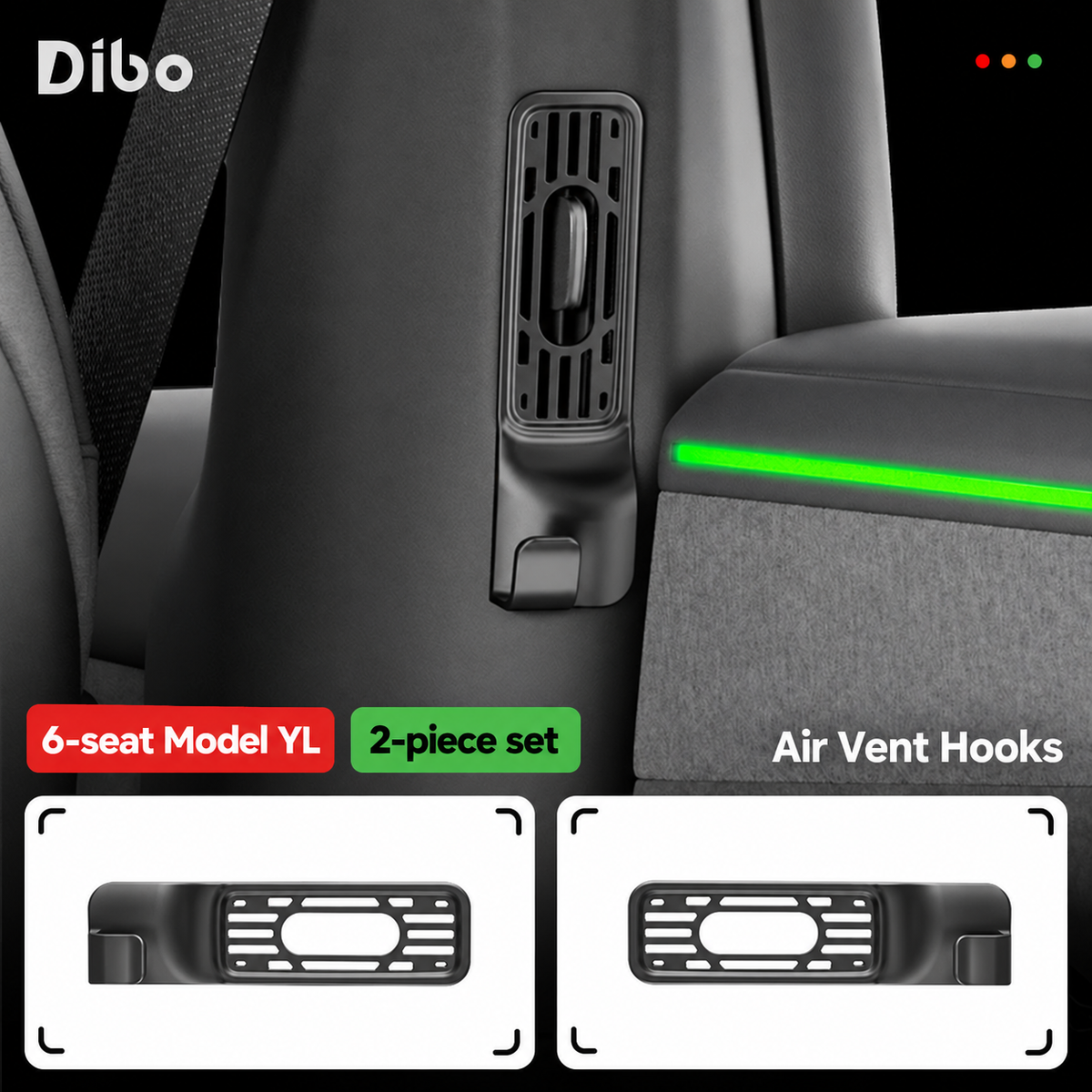 Model YL second-row air vent hooks product detail 00
