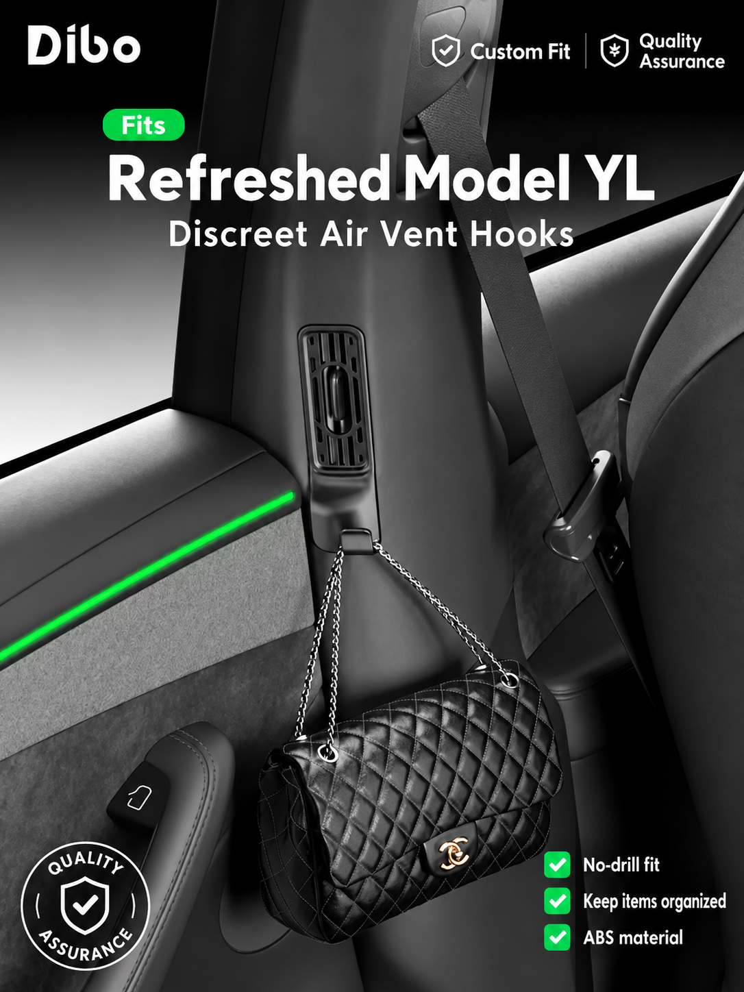Model YL second-row air vent hooks product detail 02