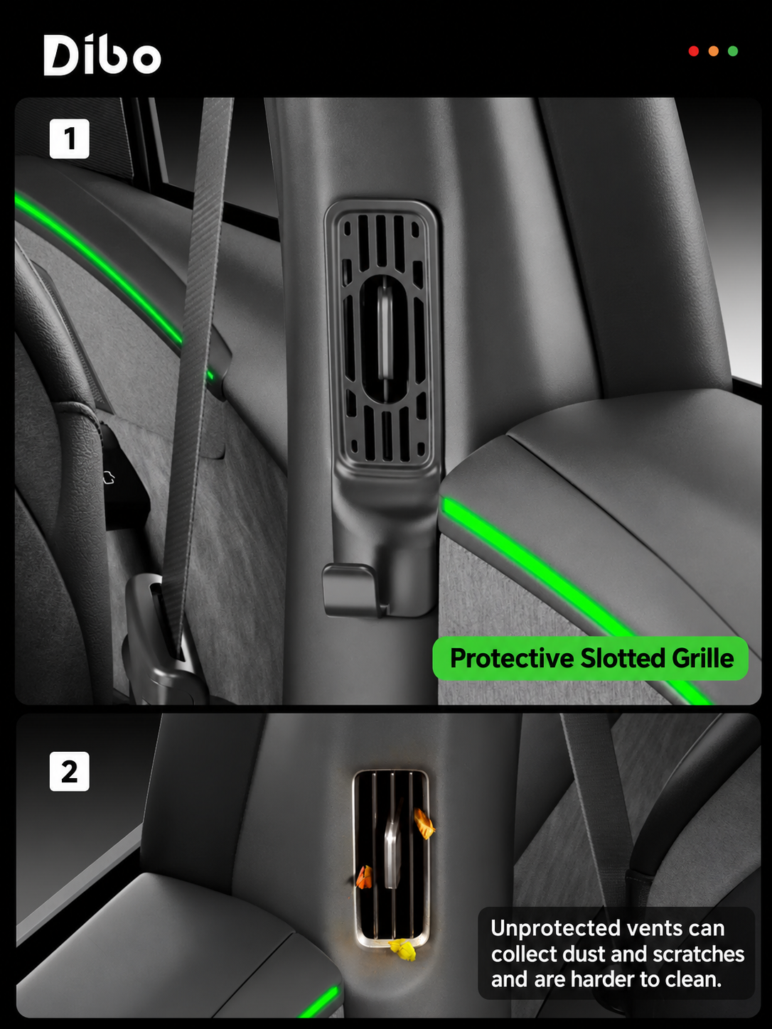 Model YL second-row air vent hooks product detail 05