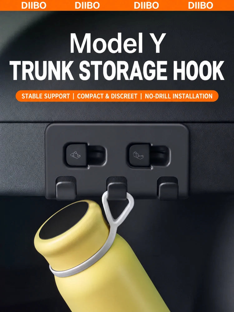Tesla Model Y Trunk Button Panel Hook Bracket | Dibo - English product detail 1