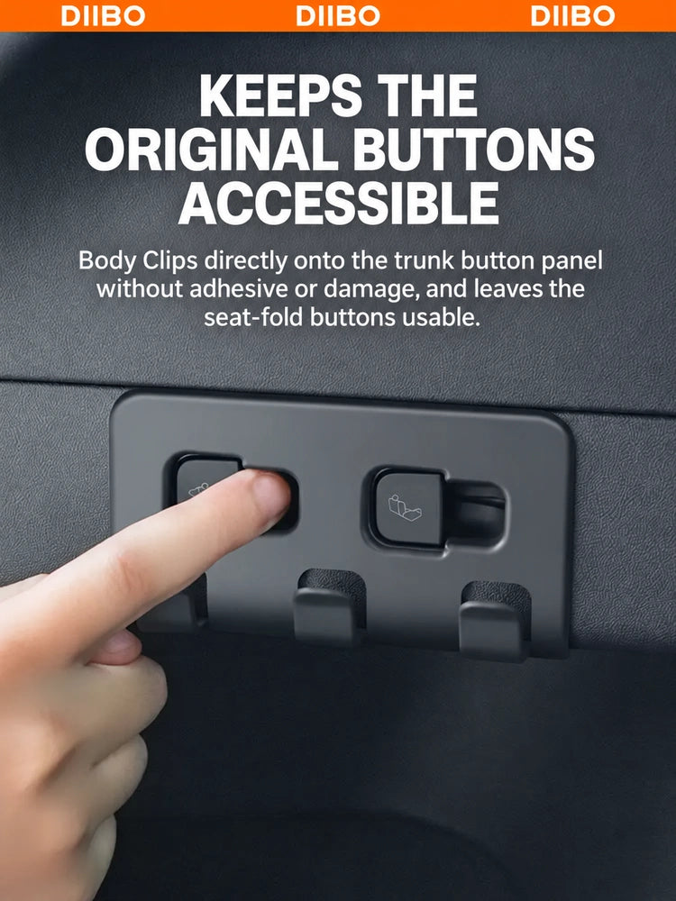 Tesla Model Y Trunk Button Panel Hook Bracket | Dibo - English product detail 2