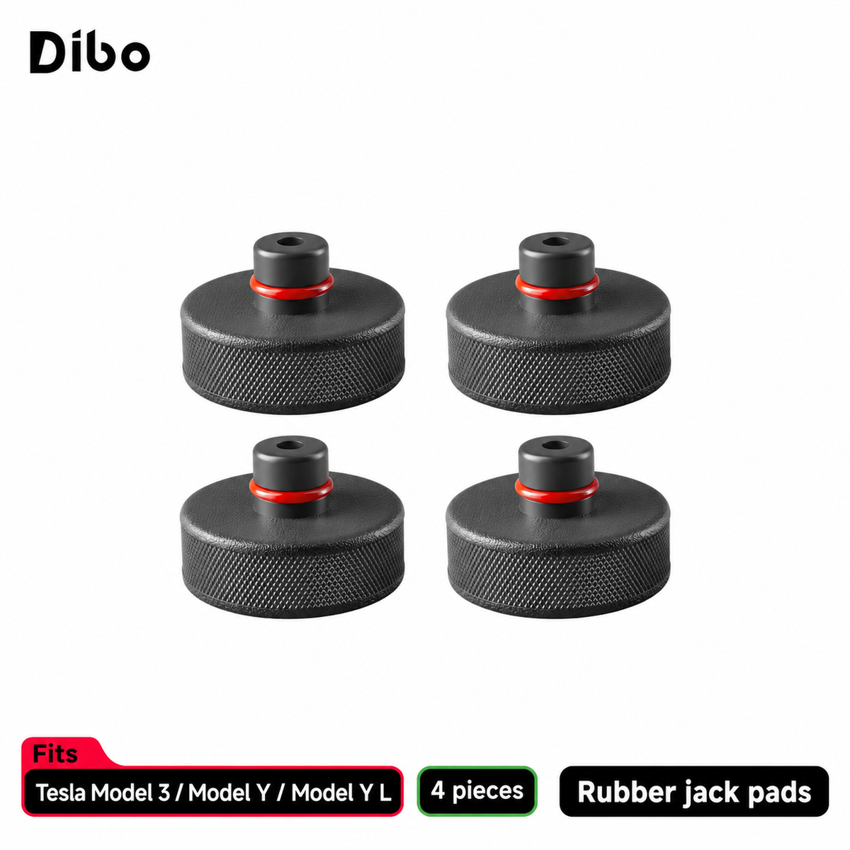 Dibo rubber jack pads - 4 jack pads