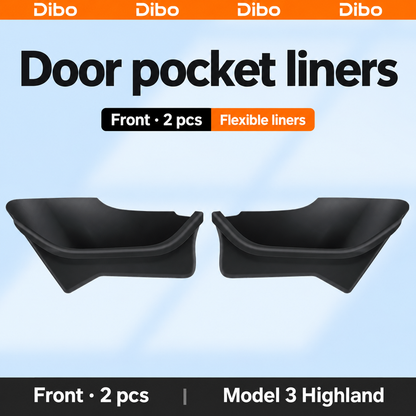 Dibo door pocket liners - Model 3 Highland / Front / 2 pcs