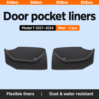 Dibo door pocket liners - Model Y 2021-2024 / Rear / 2 pcs