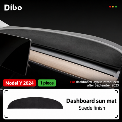 Dibo sun mat and shade options - Model Y 2024 / dashboard mat