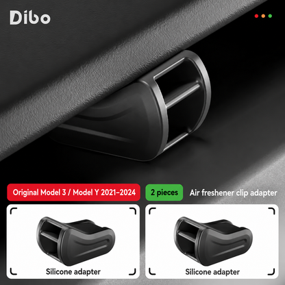 Dibo air freshener clip adapter - Model 3 & Model Y original 2021-2024 / 2 pcs