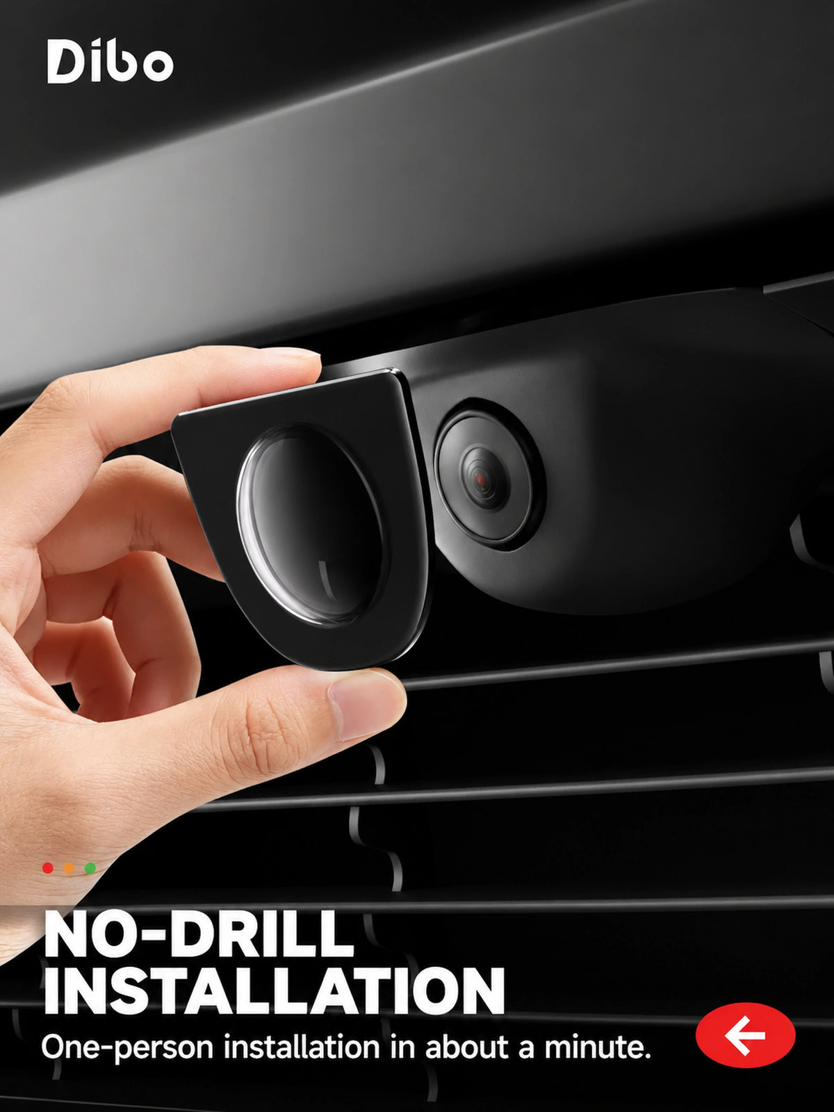 Dibo Camera Protective Covers for Tesla Model Y / Model Y L / Model 3 – English product detail 3