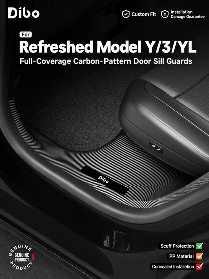 Tesla Model 3 & Model Y Door Sill Guards – English product detail