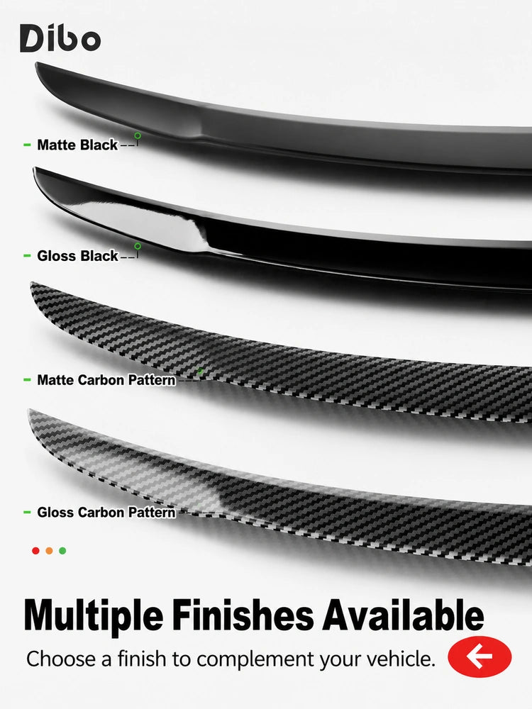 Tesla Model 3 & Model Y P-Style Rear Spoiler – Choose the material and finish