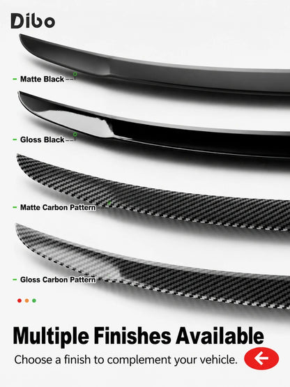 Tesla Model 3 & Model Y P-Style Rear Spoiler – Choose the material and finish