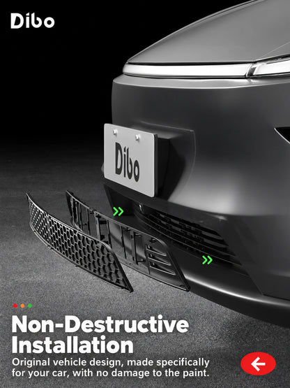 Tesla Model 3 & Model Y Front Grille Insect Guard – Clip-in frame with removable mesh