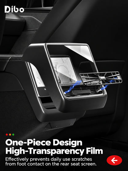 Tesla Model 3 & Model Y Rear Screen Vent Cover – Integrated rear-console protection