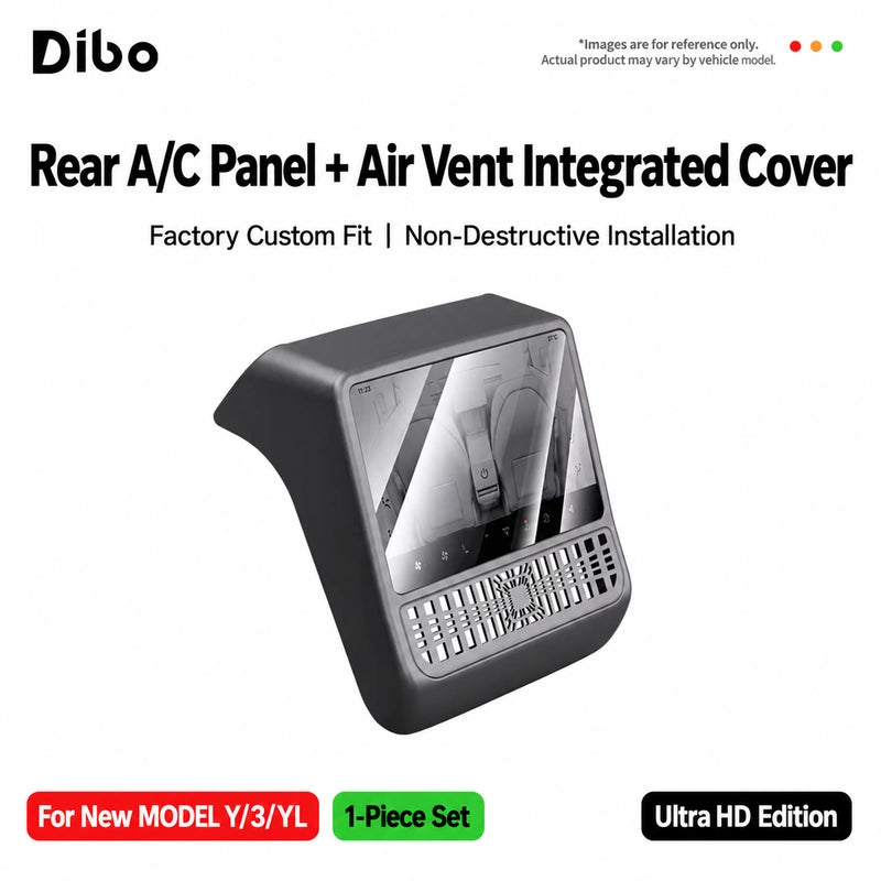 Tesla Model 3 & Model Y Rear Screen Vent Cover – English product detail
