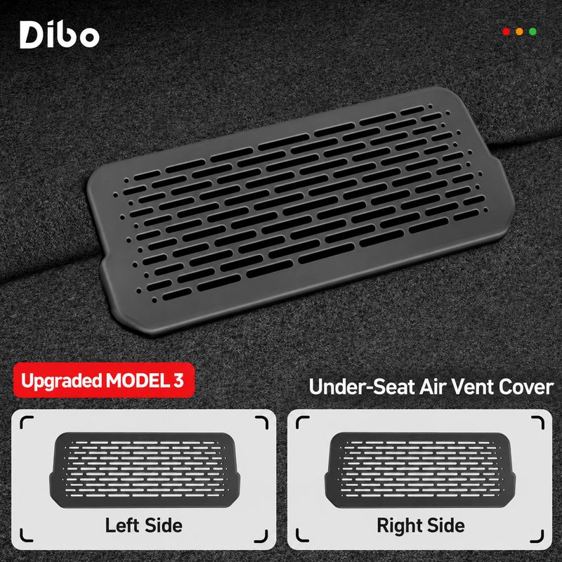 Tesla Model 3 & Model Y Under-Seat Vent Covers – Choose the correct outlet shape
