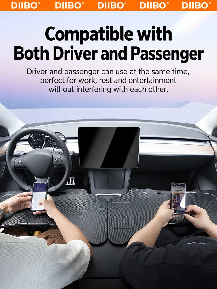 Tesla Model 3 & Model Y Folding Car Desk Tray – A surface for parked-car work or meals