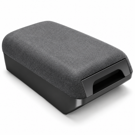 Tesla Model 3, Model Y & Model Y L Armrest Riser with Storage - product on white background