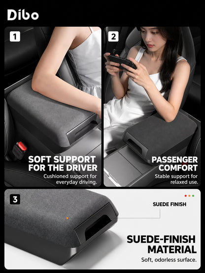 Tesla Model 3, Model Y & Model Y L Armrest Riser with Storage - English product detail 2