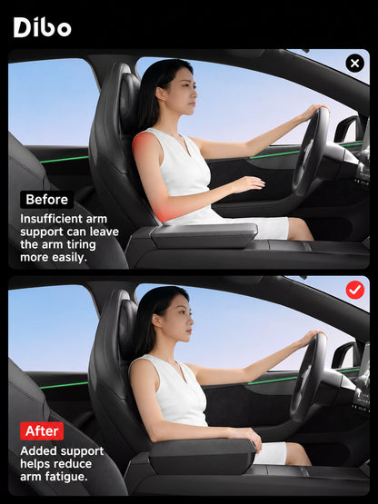 Tesla Model 3, Model Y & Model Y L Armrest Riser with Storage - English product detail 5