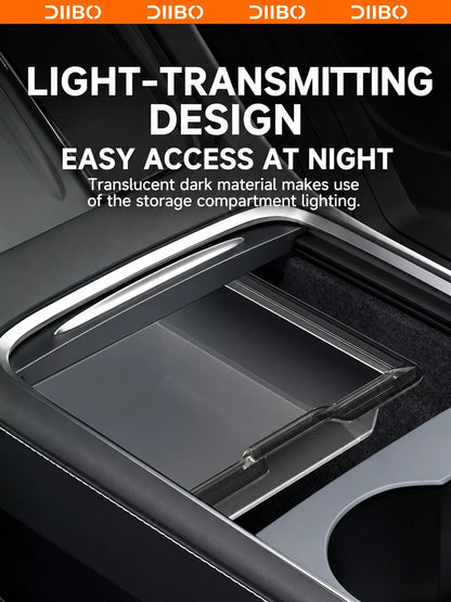Tesla Model 3 & Model Y Console Organizer Trays | Dibo - English product detail 1