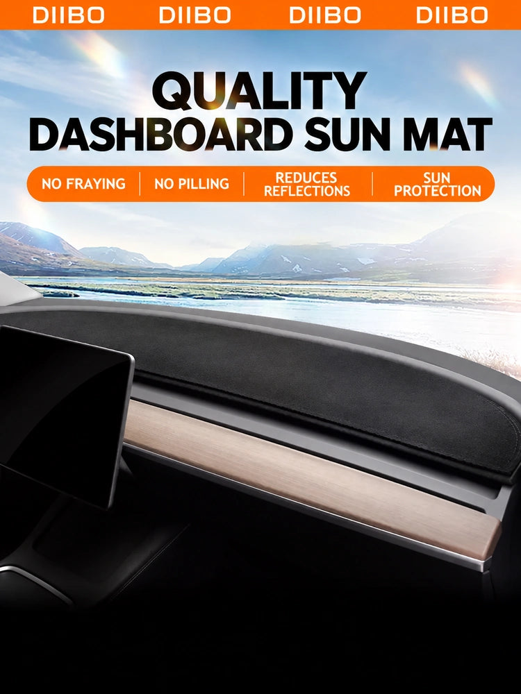 Tesla Model 3, Model Y & Model Y L Dashboard Sun Mat - English product detail 1