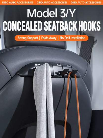 Supplier illustration of seatback hook load support