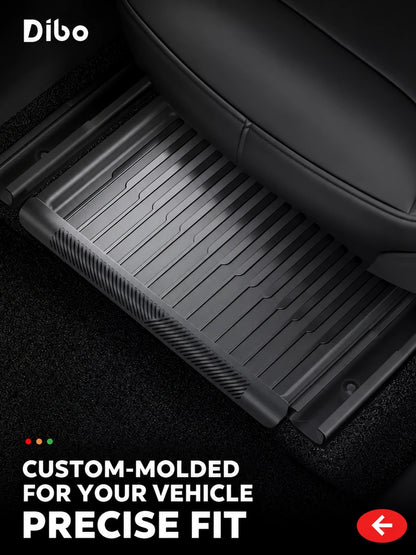 Close-fitting under-seat storage tray