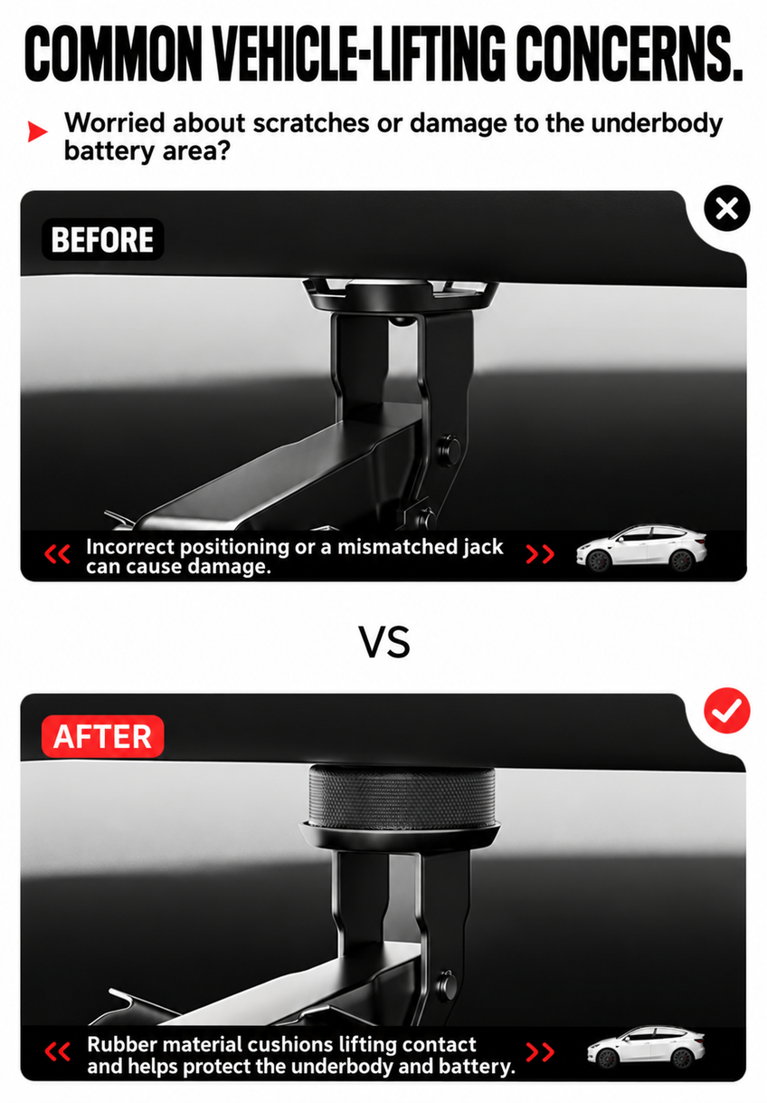 Tesla Model 3, Model Y & Model Y L Jack Pads | Dibo - English product detail 5