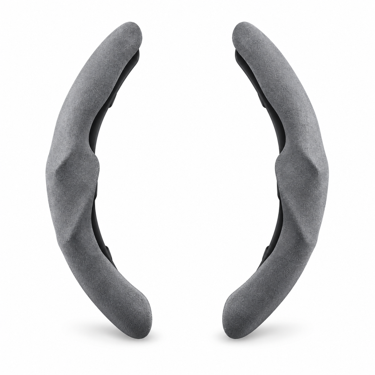 Tesla Model 3 & Model Y Suede Steering Wheel Grip Covers - product on white background