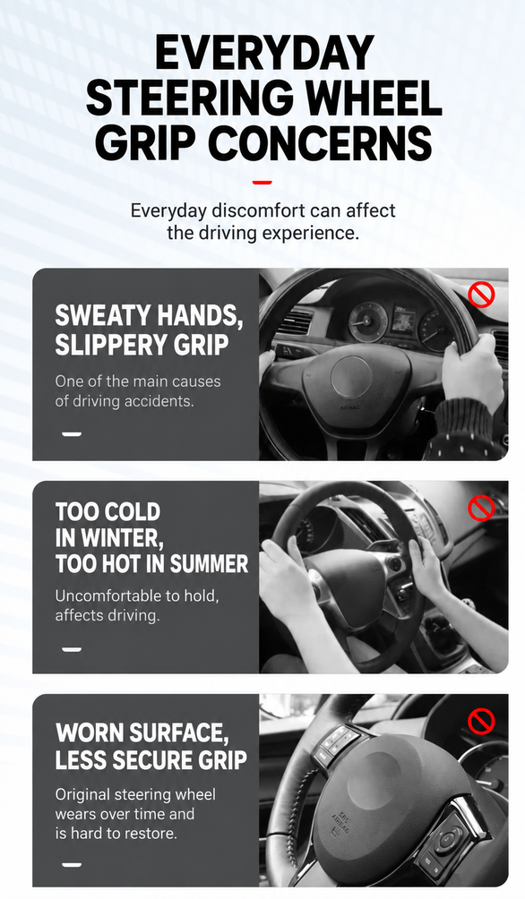 Tesla Model 3 & Model Y Suede Steering Wheel Grip Covers - English product detail 6