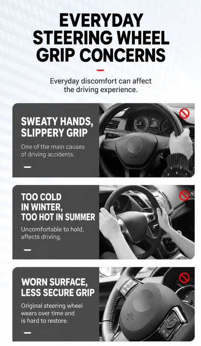 Tesla Model 3 & Model Y Suede Steering Wheel Grip Covers - English product detail 6