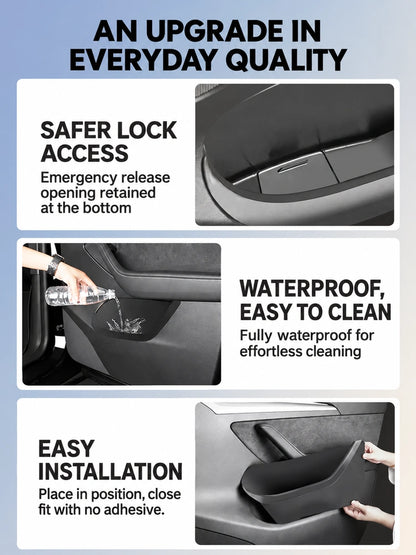 Tesla Model 3 Highland & Model Y Door Pocket Liners | Dibo - English product detail 5